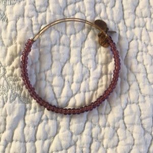 Purple Beaded Alex and Ani Bracelet